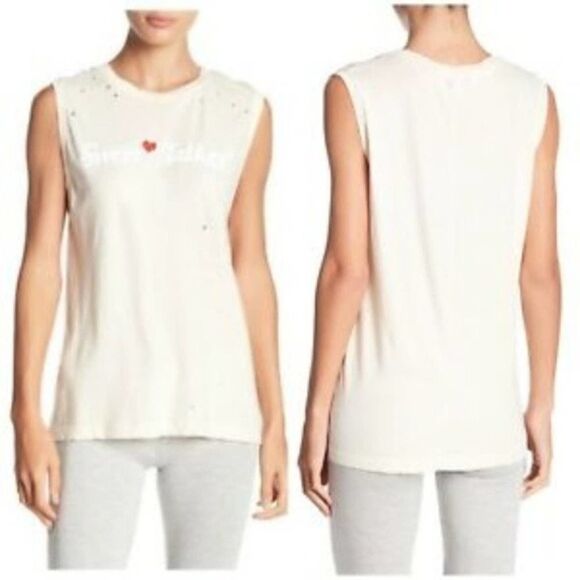 WILDFOX Graphic Sweet Talker Muscle Tank - Picture 7 of 7